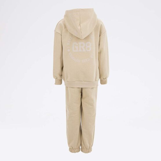 07764074-41 Костюм худи + брюки бежевый для мальчики бежевый фото №3