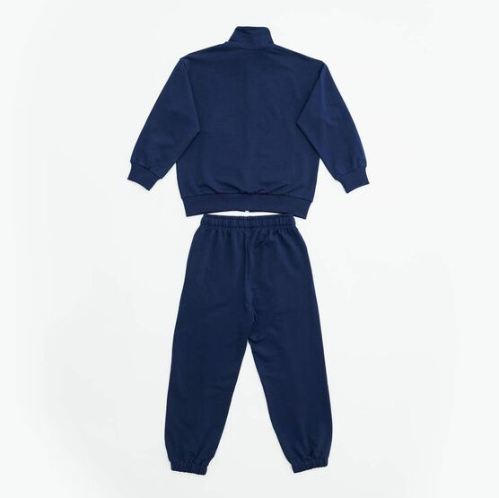 07764097-41 Комплект детский олимпийка + брюки темно-синий для мальчики темно-синий фото №2
