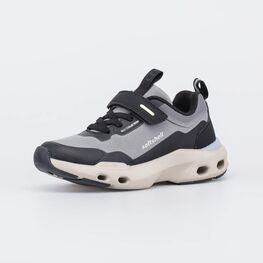 344565-14 Кроссовки с Softshell и повышенной амортизацией для мальчики серый,черный