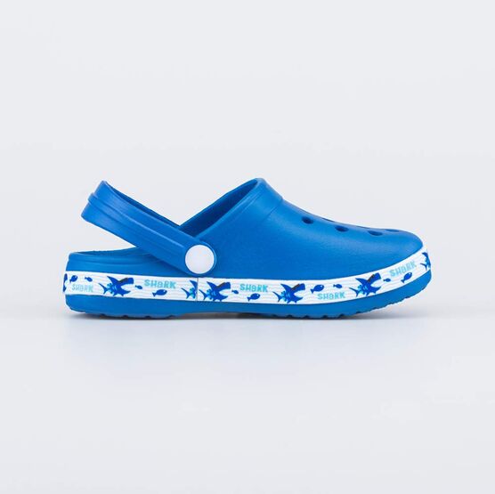 325113-06 Пляжные клоги из ЭВА Акула для мальчики синий фото №2