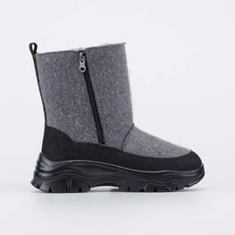 667049-41 Валенки для подростка для мальчики серый фото №2