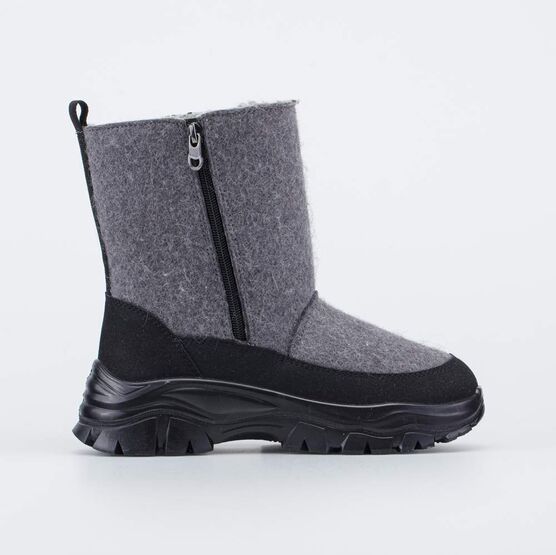 667049-41 Валенки для подростка для мальчики серый фото №2