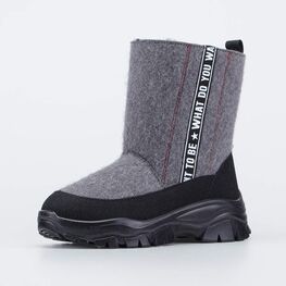 667049-41 Валенки для подростка для мальчики серый