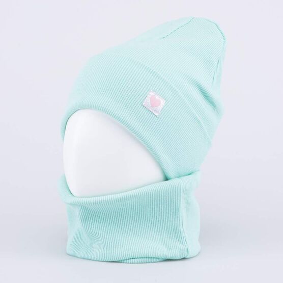 07811605-40 Комплект детский двухслойный мятный для девочки мятный