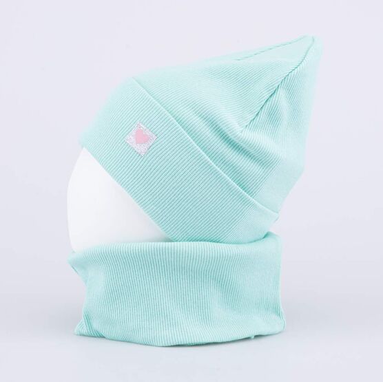 07811605-40 Комплект детский двухслойный мятный для девочки мятный фото №2