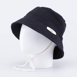 07710002-40 Панама из муслина черная для мальчики черный