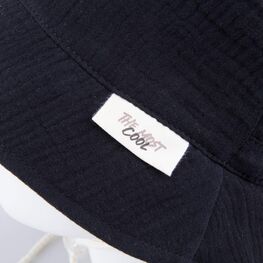 07710002-40 Панама из муслина черная для мальчики черный фото №3