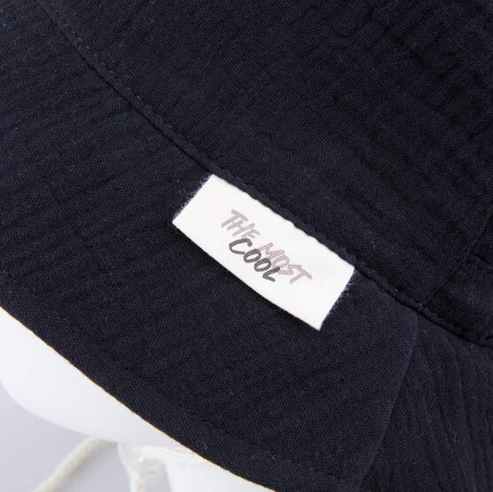 07710002-40 Панама из муслина черная для мальчики черный фото №3