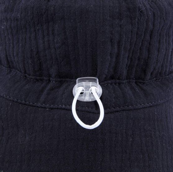 07710002-40 Панама из муслина черная для мальчики черный фото №4