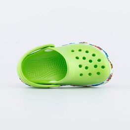 325113-07 Пляжные клоги из ЭВА Автомобили для мальчики салатовый фото №4