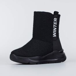 567061-41 Валенки для девочки школьного возраста для девочки черный