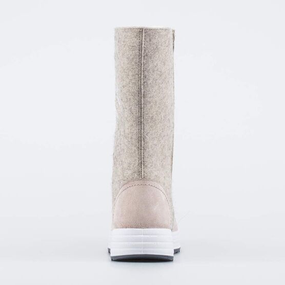 867133-41 Женские валенки на молнии Снежинка для девочки бежевый фото №5