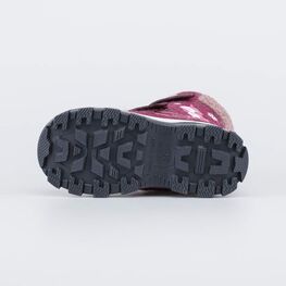 157011-43 Валенки на липучках Единорожка для девочки бордовый фото №3