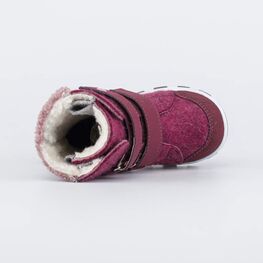 157011-43 Валенки на липучках Единорожка для девочки бордовый фото №4