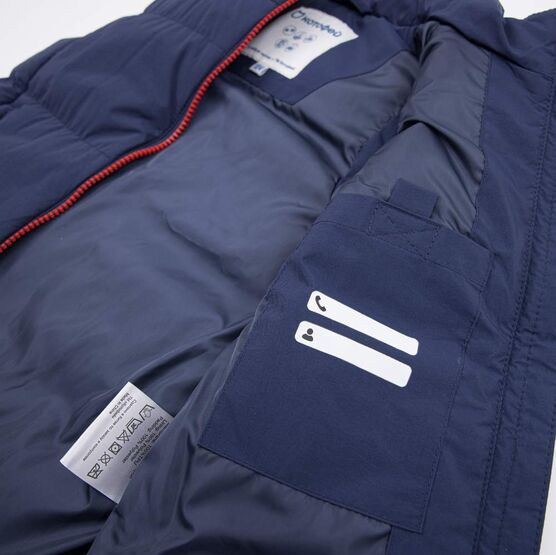 07785003-40 Жилет детский синий для мальчики синий фото №4