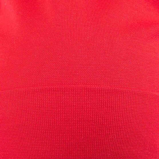 07811281-40 Шапка детская двухслойная красный для девочки красный фото №3