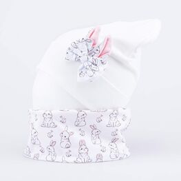 07811323-40 Комплект детский двухслойный беж-белый для девочки беж-бел фото №2