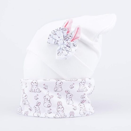 07811323-40 Комплект детский двухслойный беж-белый для девочки беж-бел фото №2