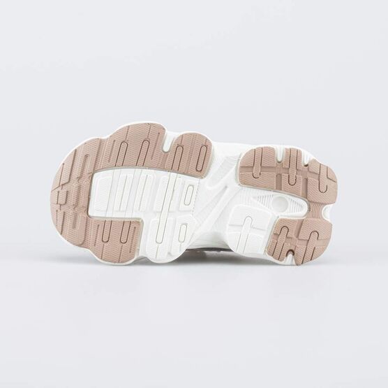 144287-71 Детские кроссовки на липучках для мальчики бежевый + черный фото №3