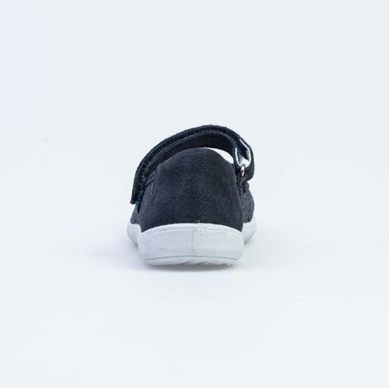 532233-22 Кожаные туфли с ремешком для девочки светло-синий фото №5