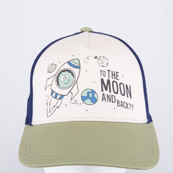 07709001-40 Кепка - бейсболка для мальчика До луны для мальчики разноцветный фото №2