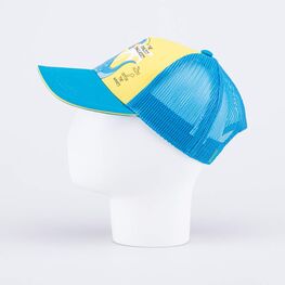 07709014-40 Кепка-бейсболка с сеткой Дино для мальчики голубой + желтый фото №2