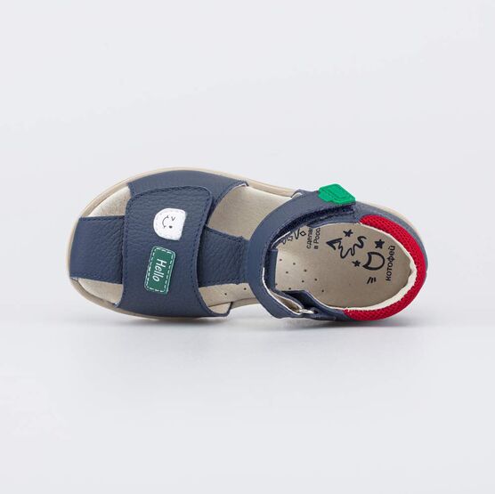 322213-21 Детские сандалии для мальчика для мальчики синий,зеленый,красный фото №4