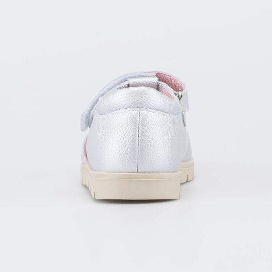 322214-23 Летние сандалии для девочки для девочки серебристый фото №5