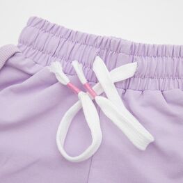 07862124-30 Детские шорты из трикотажного полотна футер для девочки сиреневый фото №3