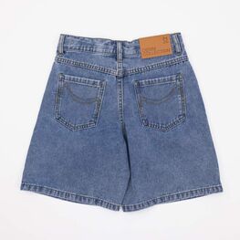 07862126-40 Джинсовые шорты для девочки для девочки голубой фото №2