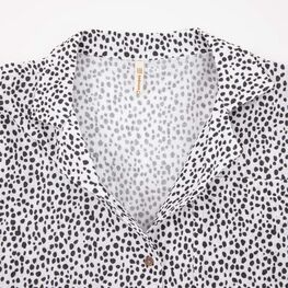 07864077-45 Летний костюм рубашка + шорты для девочки для девочки белый,черный фото №3