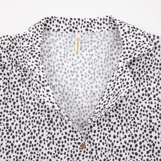 07864077-45 Летний костюм рубашка + шорты для девочки для девочки белый,черный фото №3