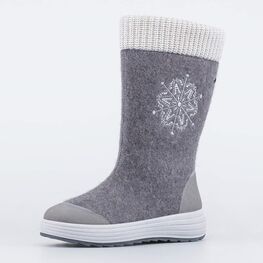 867119-41 Валенки женские Снежинка для девочки светло-серый