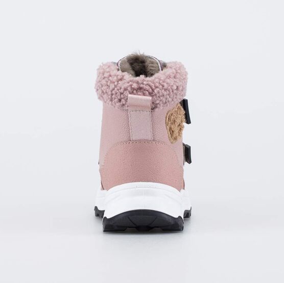 452133-56 Детские зимние ботинки Медвежонок для девочки розовый фото №5