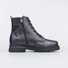 752174-32 Ботинки для девочки серый фото №2