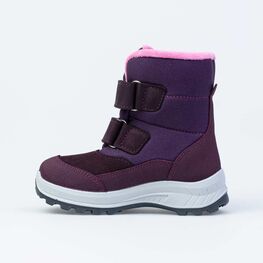 254043-42 Зимние ботинки с мехом для девочки фиолетовый фото №2