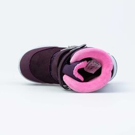 254043-42 Зимние ботинки с мехом для девочки фиолетовый фото №4