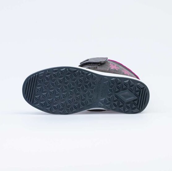 654985-43 Мембранные ботинки для девочки серый фото №3