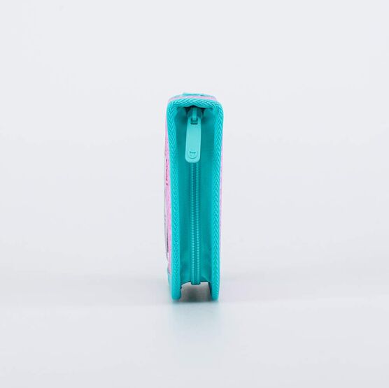 06805012-20 Пенал школьный Котик для девочки розовый фото №2