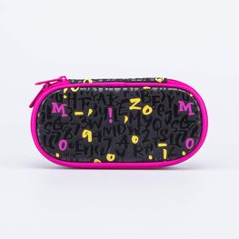 06805013-20 Пенал школьный черный для девочки черный