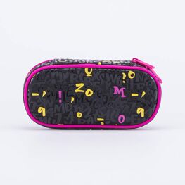 06805013-20 Пенал школьный черный для девочки черный фото №3