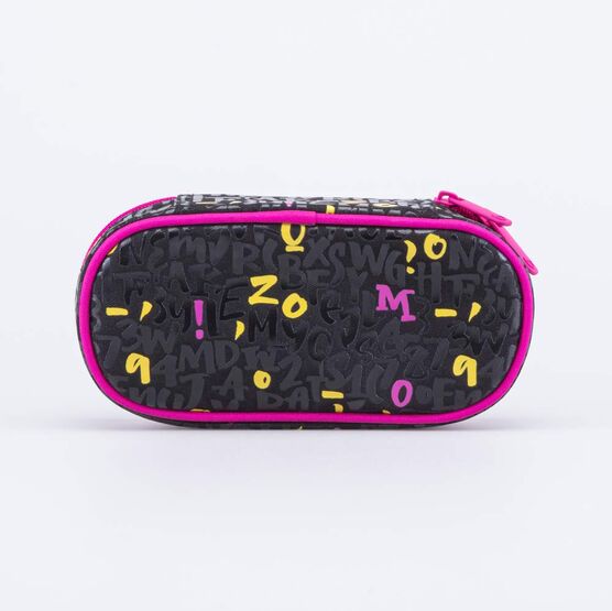06805013-20 Пенал школьный черный для девочки черный фото №3