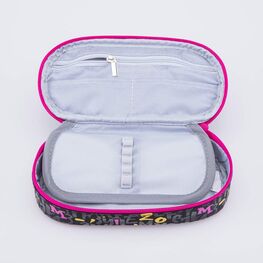 06805013-20 Пенал школьный черный для девочки черный фото №4