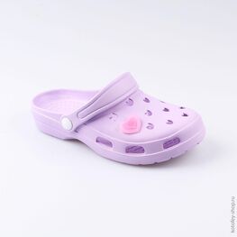 03014005-40 Украшение для обуви Сердце для девочки розовый фото №2