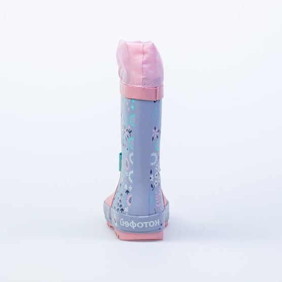 366211-11 Резиновые сапоги для девочки сиреневый фото №2