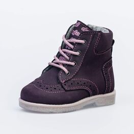 152207-34 Ботинки для девочки фиолетовый