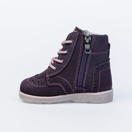 152207-34 Ботинки для девочки фиолетовый фото №3
