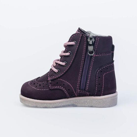 152207-34 Ботинки для девочки фиолетовый фото №3