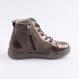 552146-33 Ботинки для девочки бронзовый фото №2