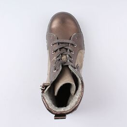 552146-33 Ботинки для девочки бронзовый фото №4